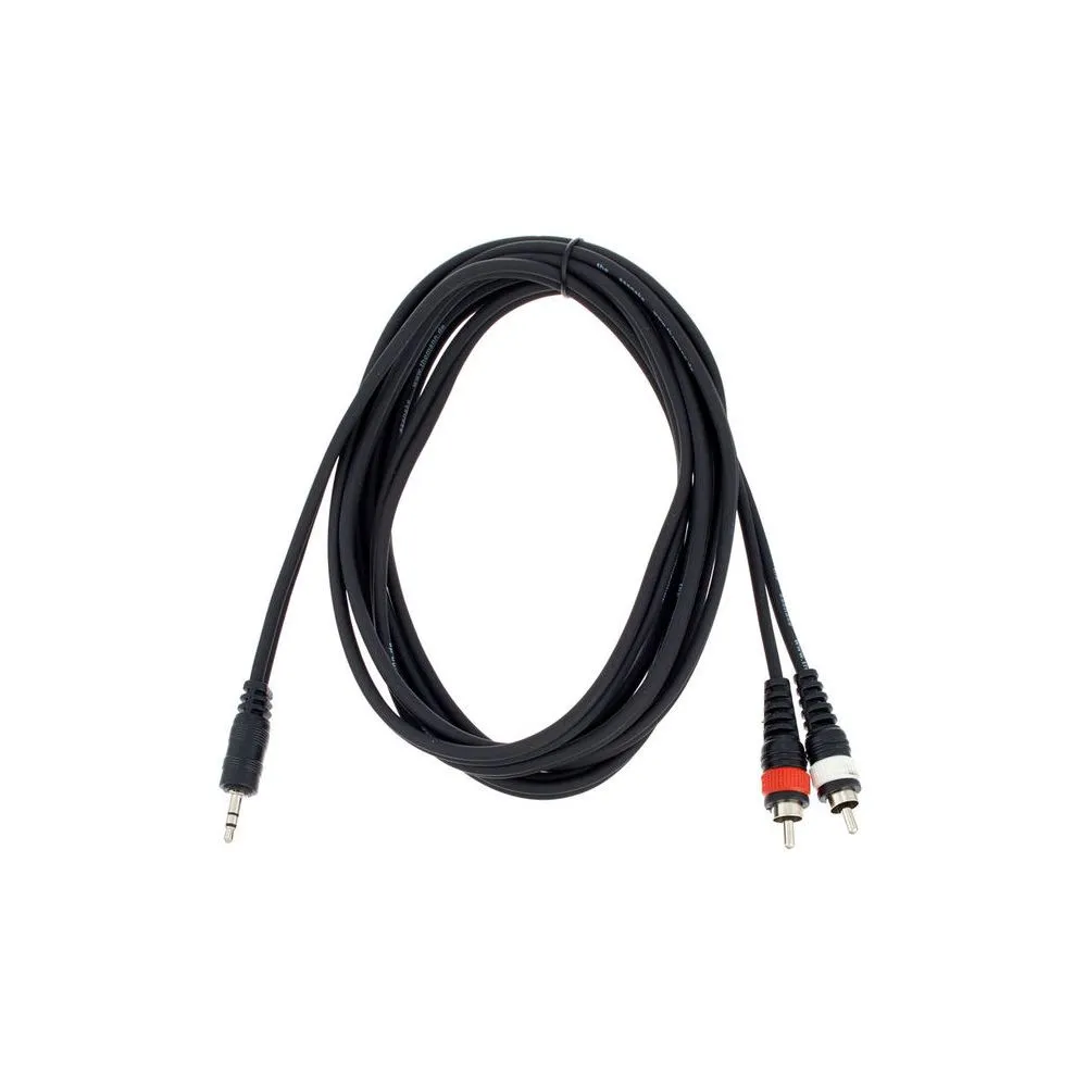 Câble jack 3,5 mm stéréo vers 2 RCA